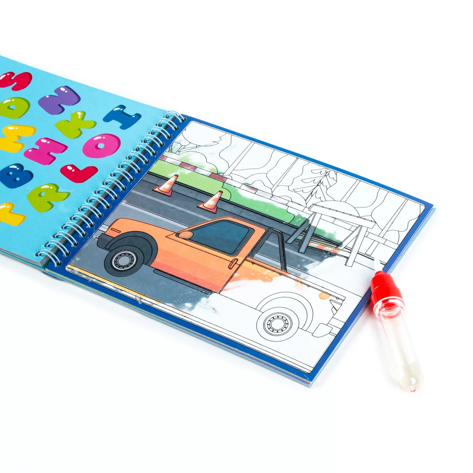 DE CARTE DE COLORAT CU MARKER MAGIC PENTRU DESEN IN APA MASINA  KIDEA MWKWNKA [4]