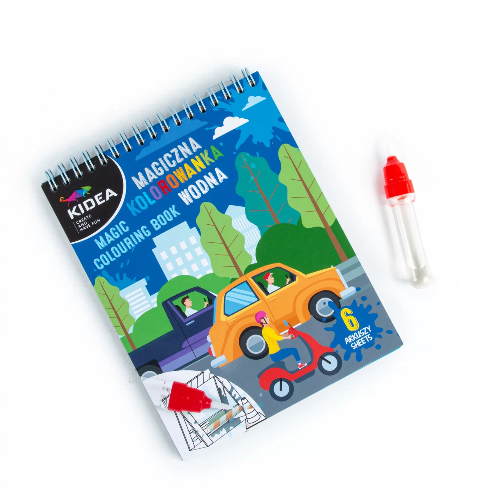 DE CARTE DE COLORAT CU MARKER MAGIC PENTRU DESEN IN APA MASINA  KIDEA MWKWNKA [3]
