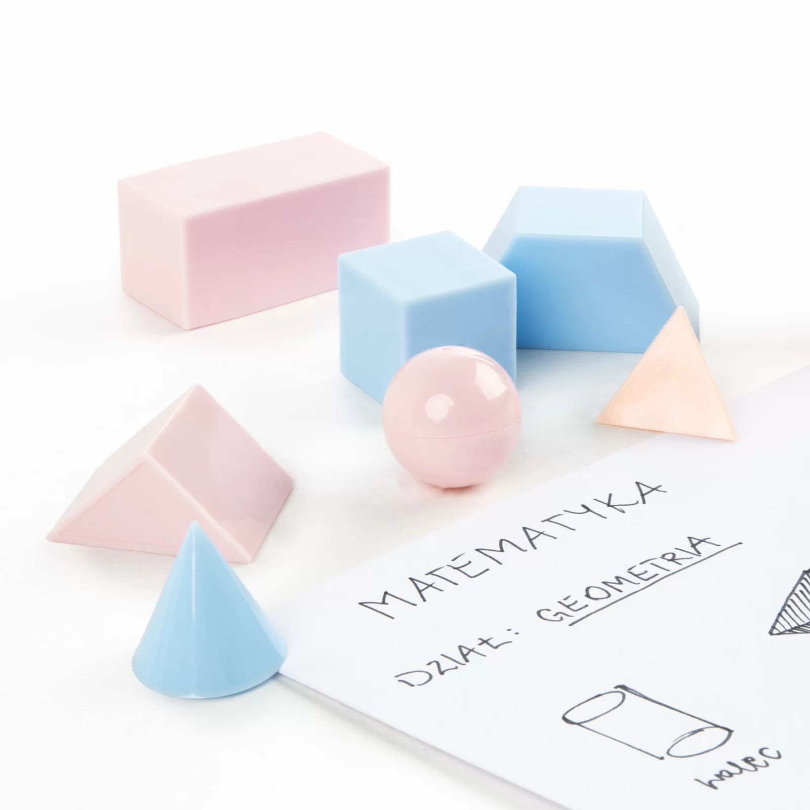 DE FIGURI GEOMETRICE 3D 8/SET PASTEL KIDEA M3DFGAKA [3]