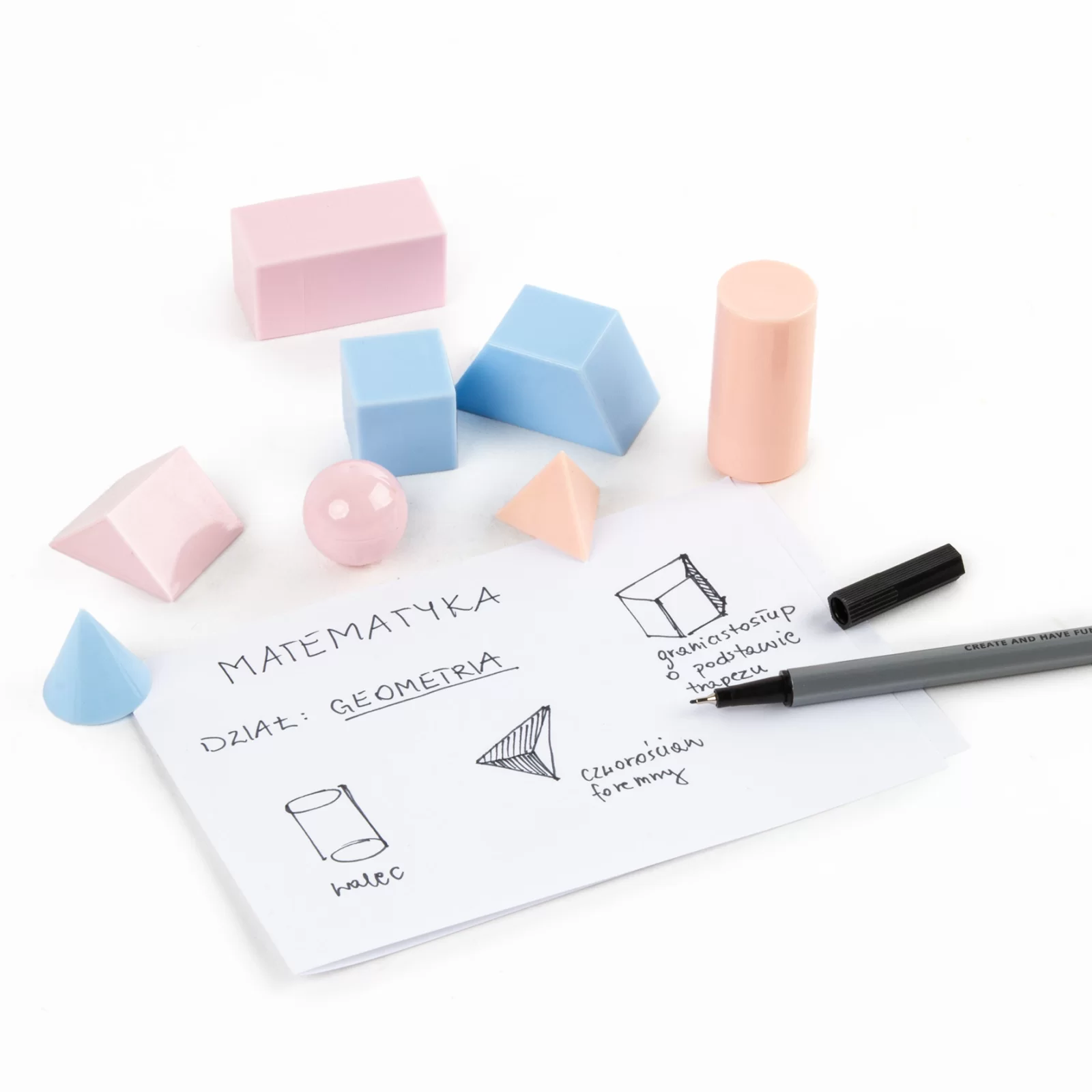 DE FIGURI GEOMETRICE 3D 8/SET PASTEL KIDEA M3DFGAKA [2]