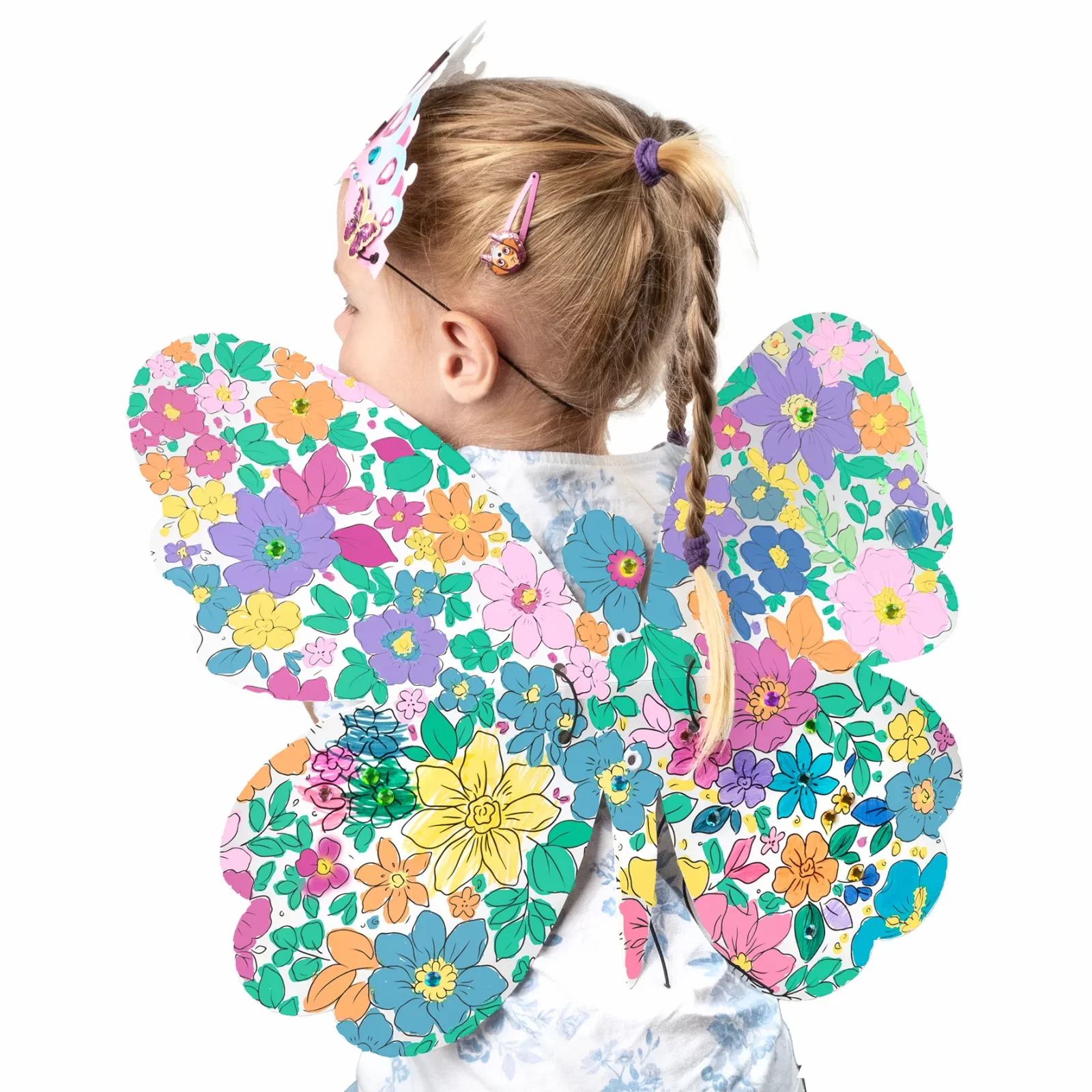 KIT CREATIV DE COLORAT SI DECORAT - ARIPI DE FLUTURE MAGIC KIDEA SKFMKA [7]