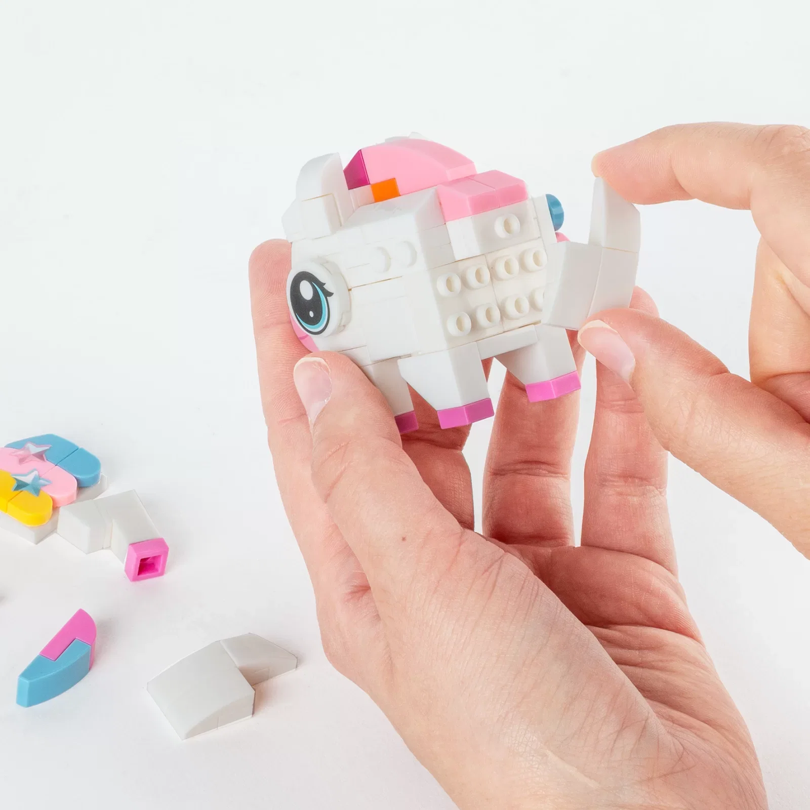 KIT CUBURI DE CONSTRUIT 114 PIESE UNICORN SNAPETS KIDEA KLSJEBKA [3]