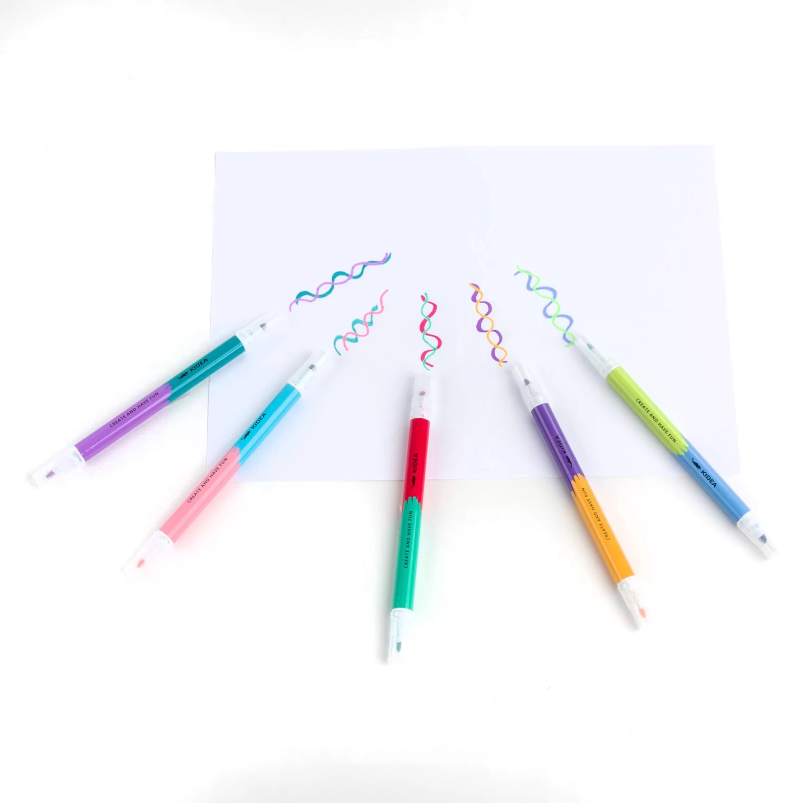 DE MARKER EVIDENTIATOR 2 CAPETE 10 CULORI PASTEL KIDEA MW10KKA [3]