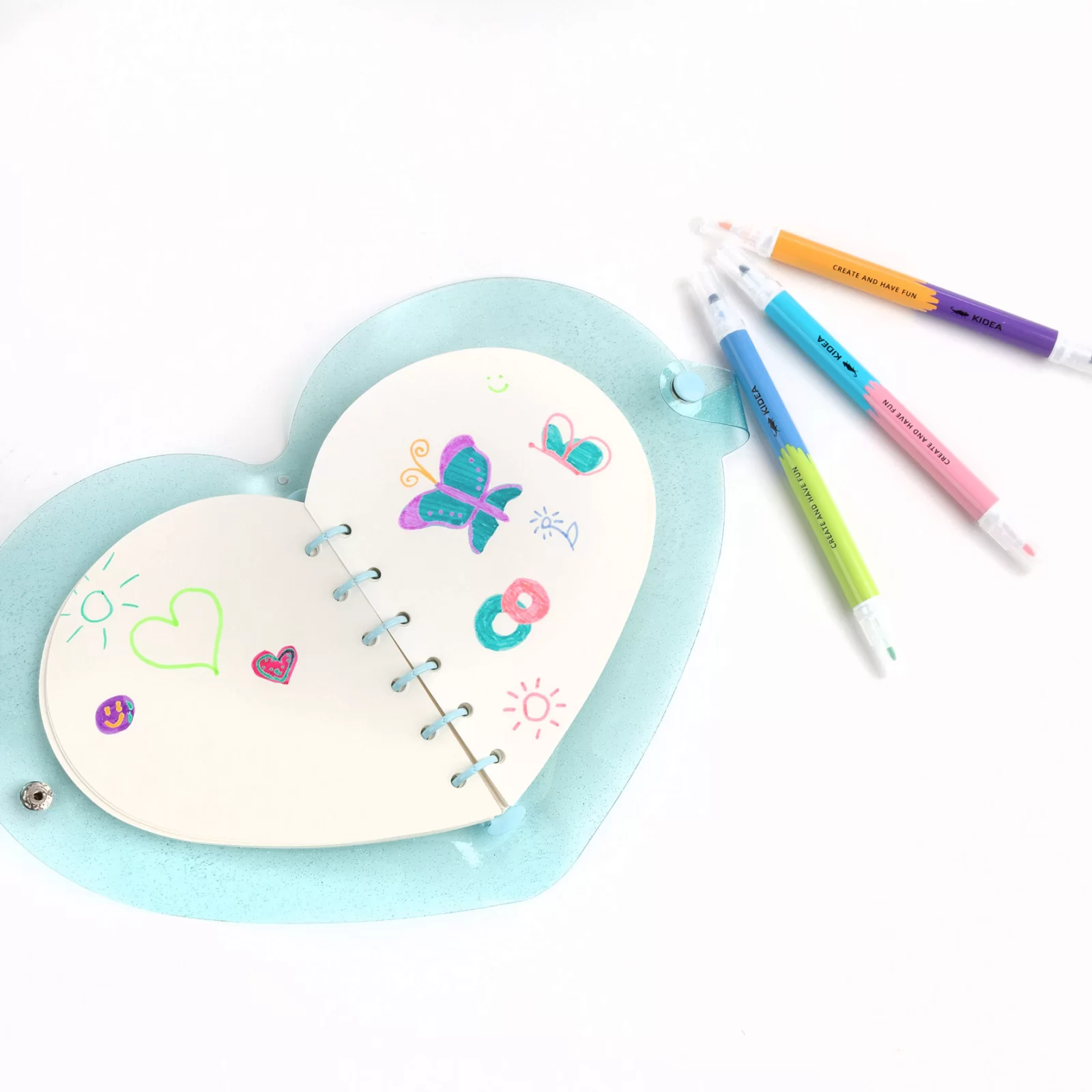 DE MARKER EVIDENTIATOR 2 CAPETE 10 CULORI PASTEL KIDEA MW10KKA [5]