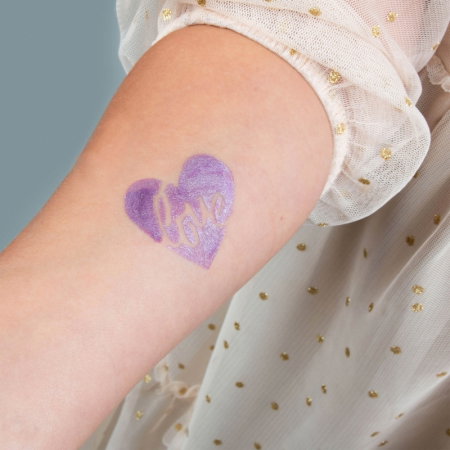 DE MARKERE PENTRU TATUAJE 3 CULORI/SET + 2 SABLOANE KIDEA MTASKA [7]