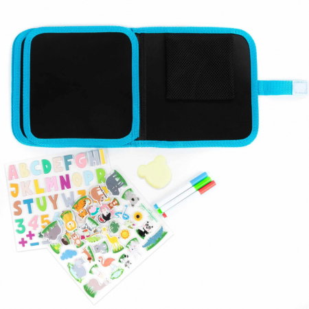 DE NOTEBOOK PORTABIL PENTRU ACTIVITATI CU MARKERE SI STICKERE 3D KIDEA PZZKA [3]