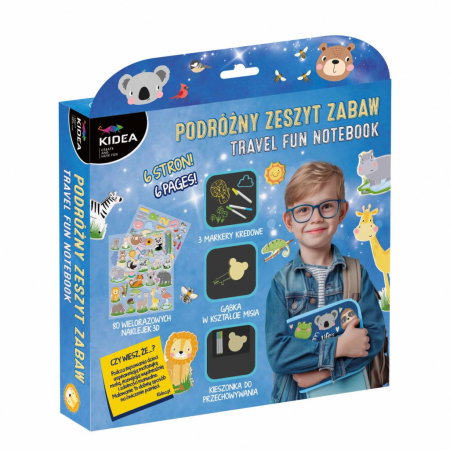 DE NOTEBOOK PORTABIL PENTRU ACTIVITATI CU MARKERE SI STICKERE 3D KIDEA PZZKA [1]
