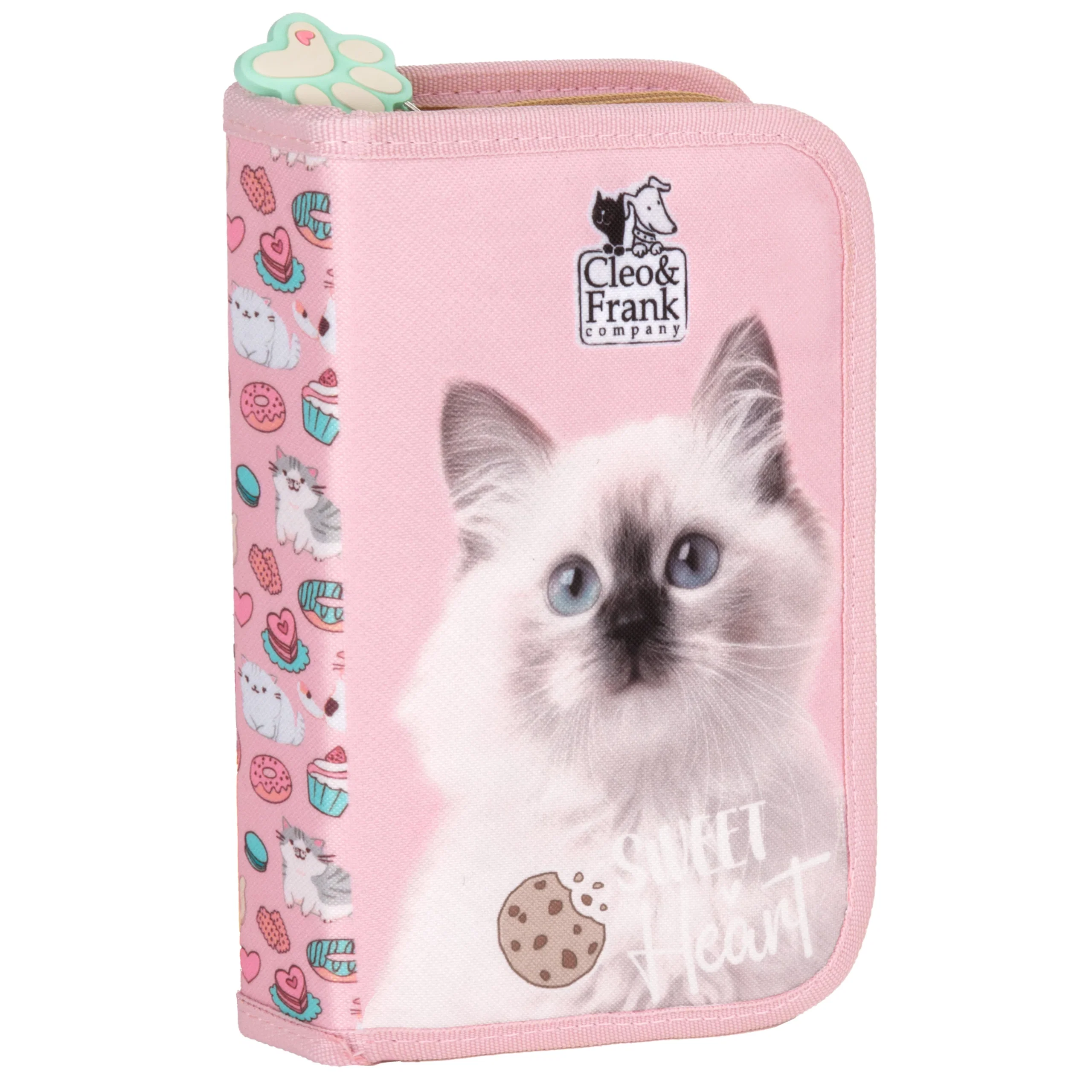 Penare, Etuiuri, Necessaire - PENAR ECHIPAT 1 FERMOAR 2 EXTENSII CLEO&FRANK SWEET HEART PWJCF45