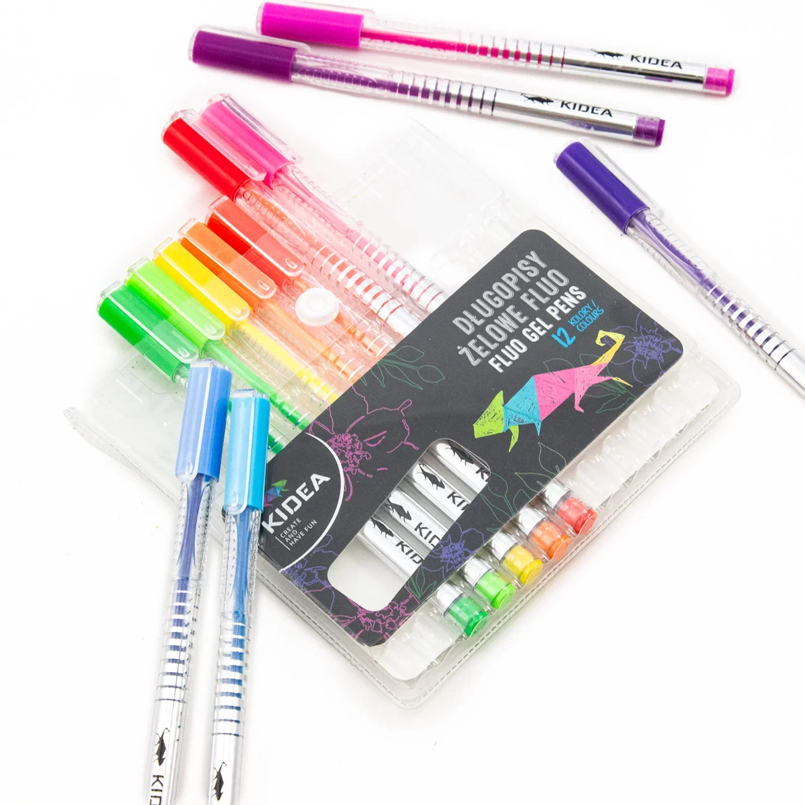 PIX GEL CULORI FLUO 12/SET KIDEA DZFA12KA [1]