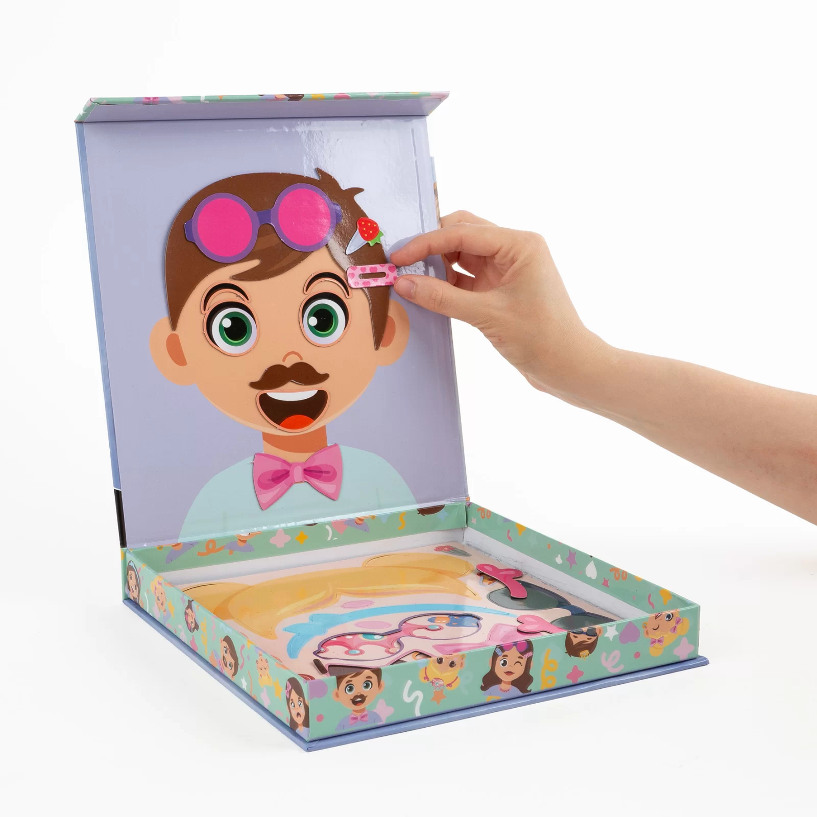 PUZZLE MAGNETIC 57 PIESE, MICUL ARTIST, FUNNY FACES, KIDEA SBMSKA [2]