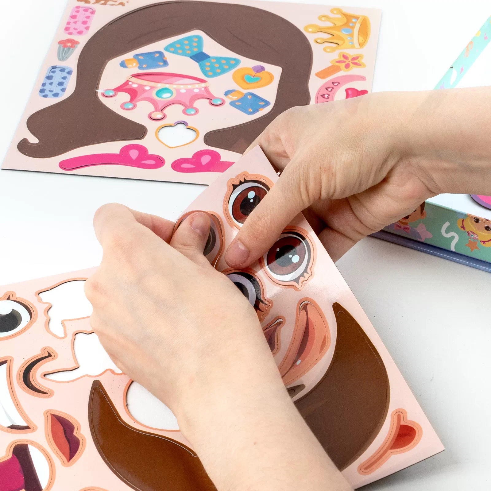 PUZZLE MAGNETIC 57 PIESE, MICUL ARTIST, FUNNY FACES, KIDEA SBMSKA [4]