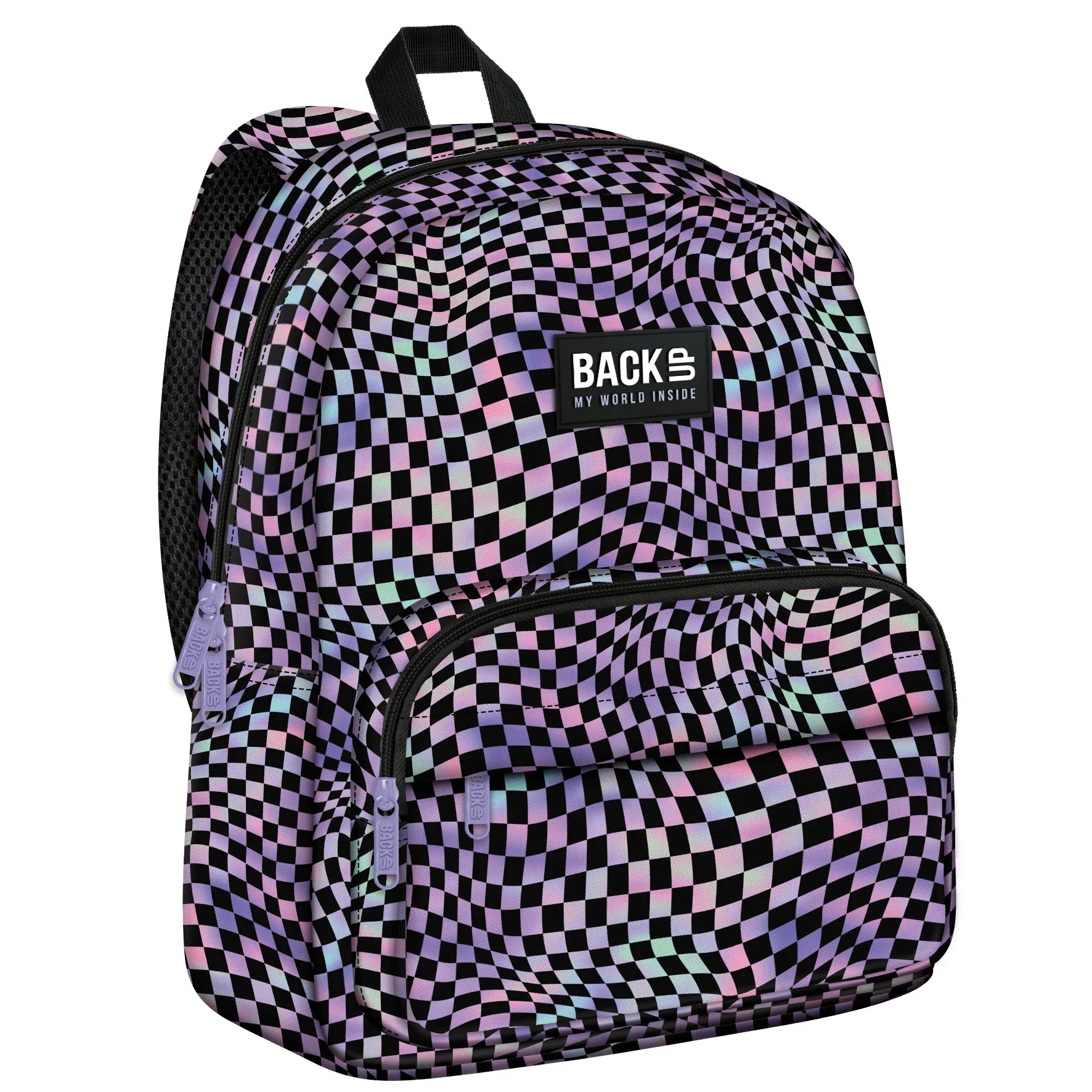 Ghiozdane, Rucsacuri, Trolere - RUCSAC SCOLAR BACKUP 1 COMPARTIMENT CRAZY CHESSBOARD PLB7C20