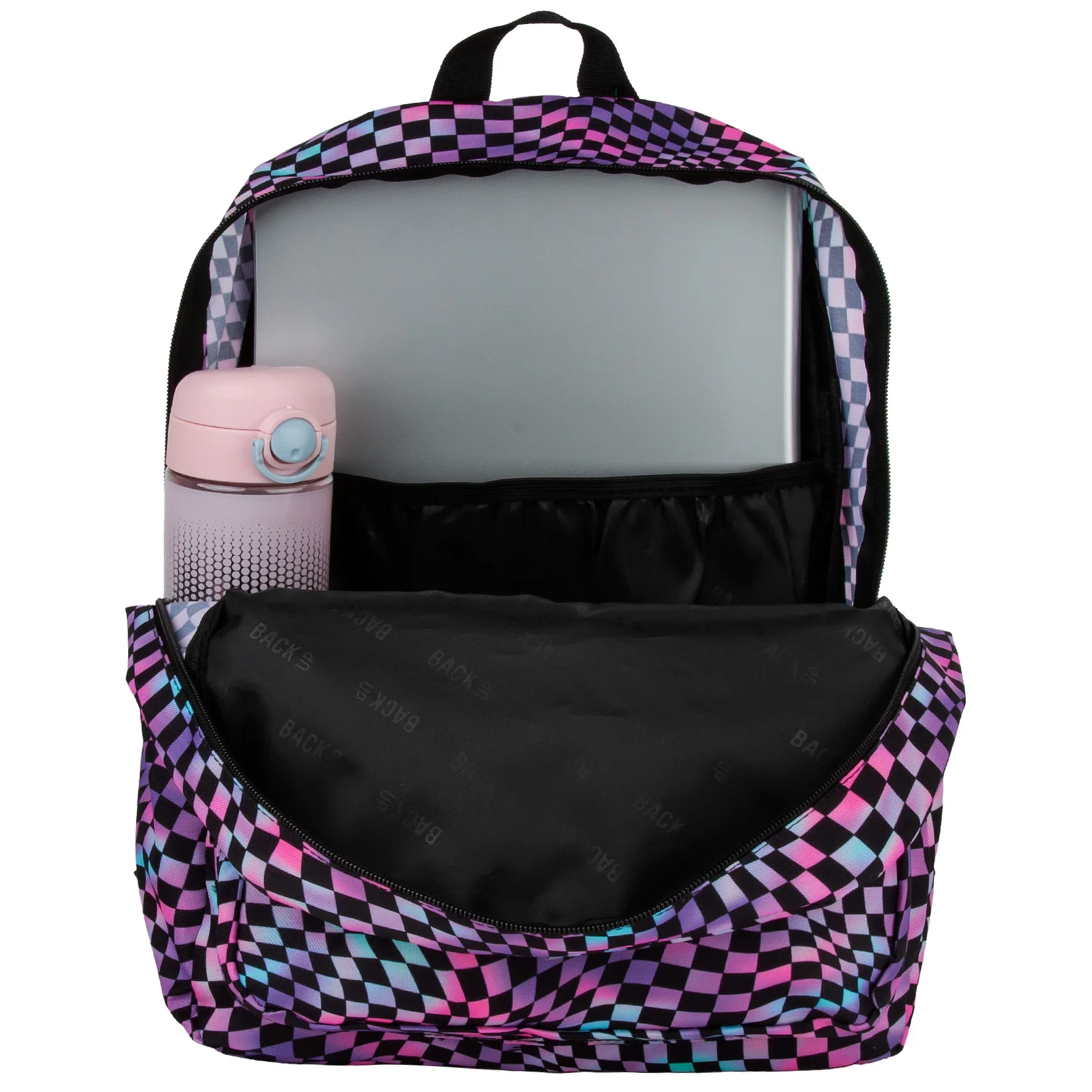 RUCSAC SCOLAR BACKUP 1 COMPARTIMENT CRAZY CHESSBOARD PLB7C20 [6]