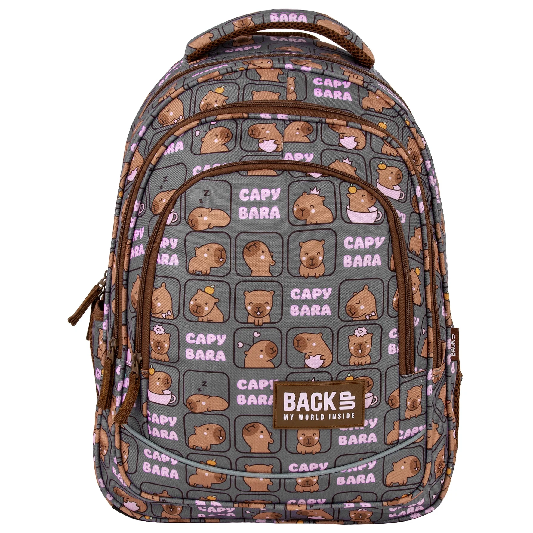 DE RUCSAC SCOLAR BACKUP 3 COMPARTIMENTE CAPYBARA PLB7X36 [1]
