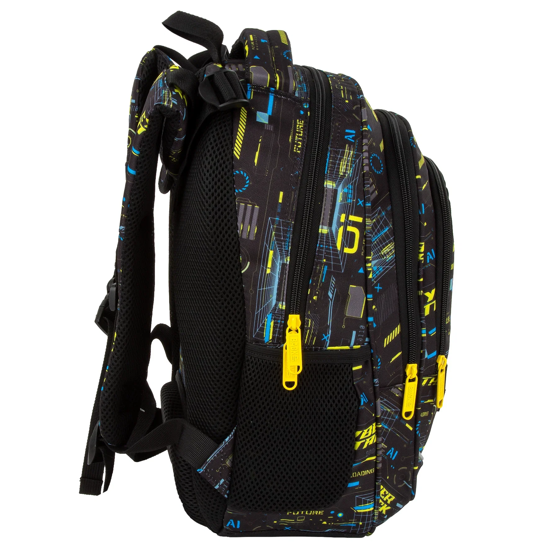 DE RUCSAC SCOLAR BACKUP 3 COMPARTIMENTE CYBER ATTACK PLB7R50 [2]