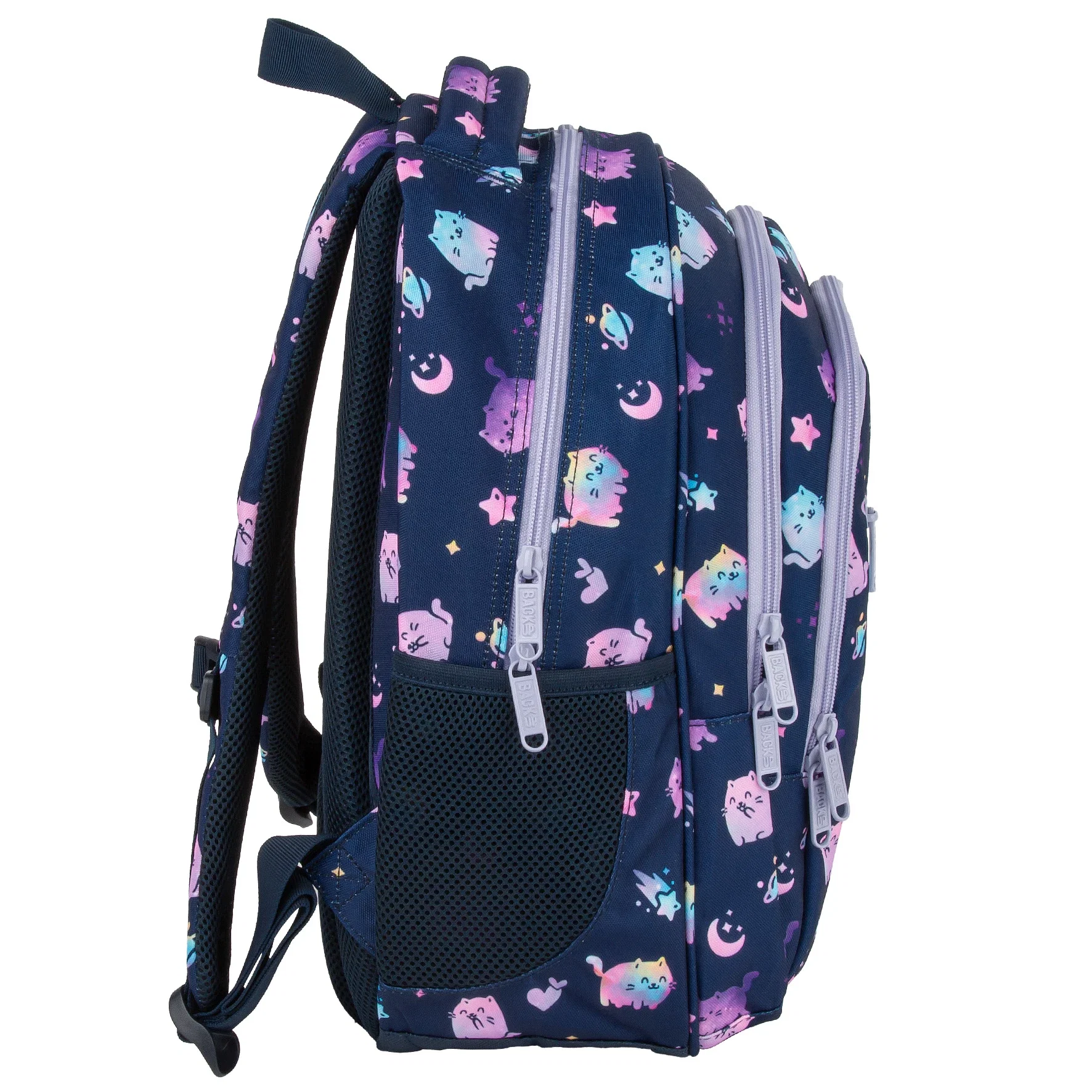 DE RUCSAC SCOLAR BACKUP 3 COMPARTIMENTE VIOLET KITTENS PLB7O25 [2]