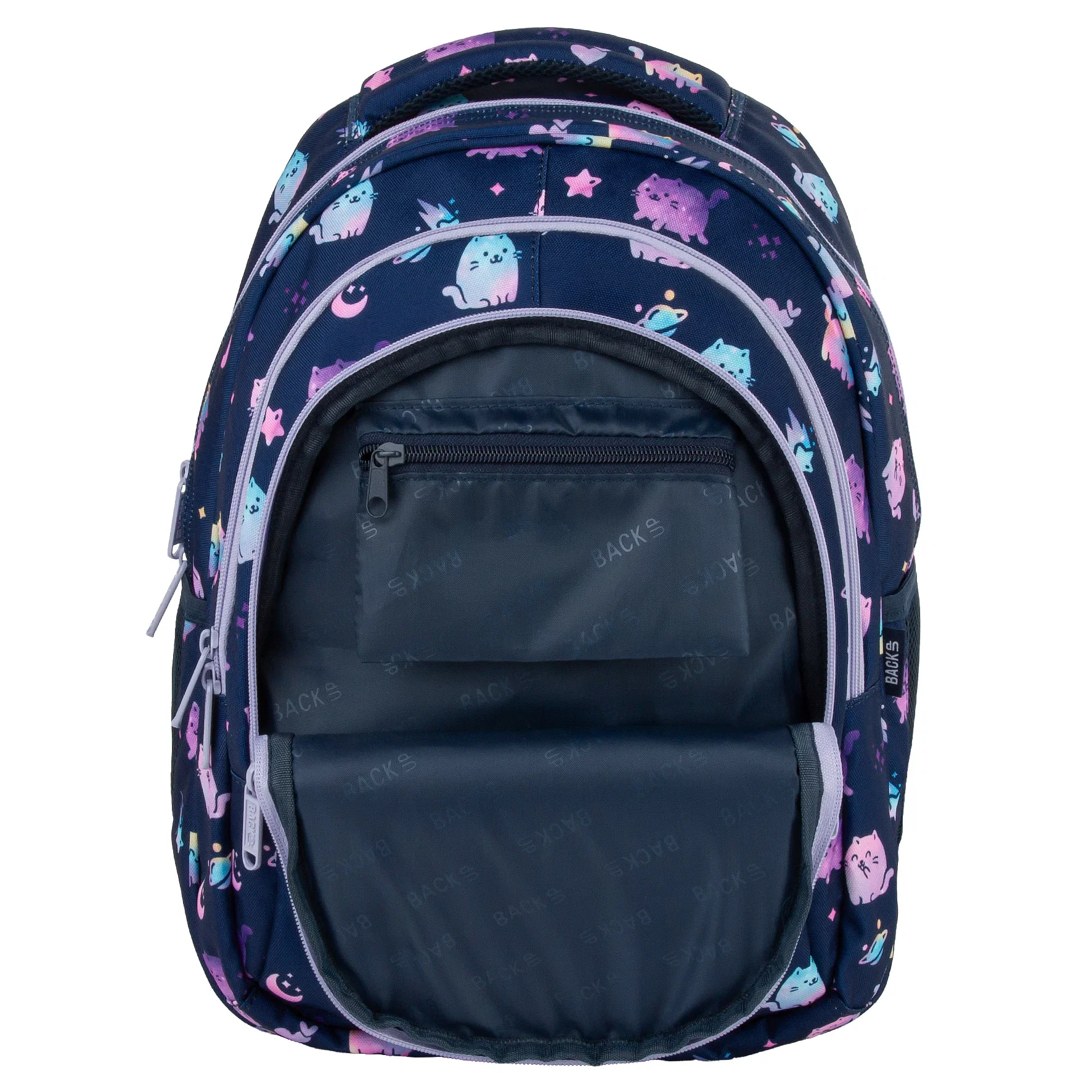 DE RUCSAC SCOLAR BACKUP 3 COMPARTIMENTE VIOLET KITTENS PLB7O25 [5]