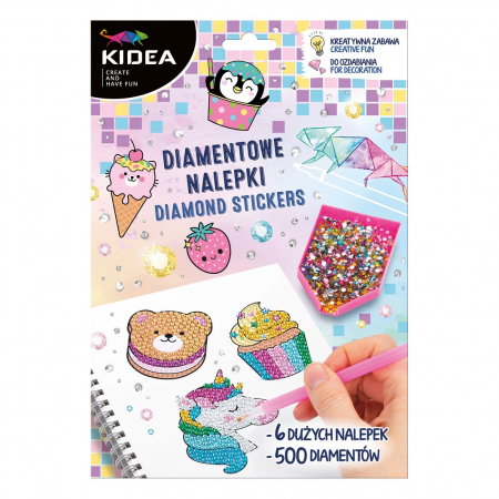 Seturi Creative pentru Copii - DE SET CREATIV CU STICKERE SI DIAMANTE MAGIC KIDEA NDMAKA