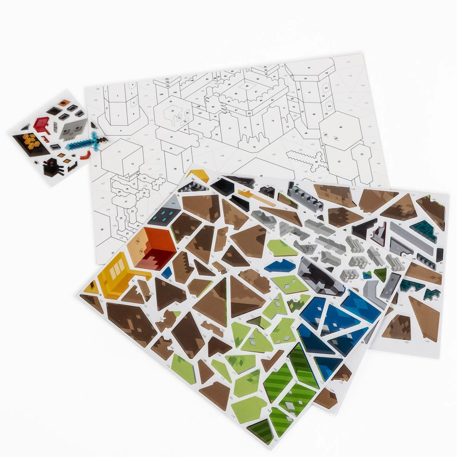 SET PICTURA PE NUMERE CU STICKERE, GAME, KIDEA WNGKA [1]