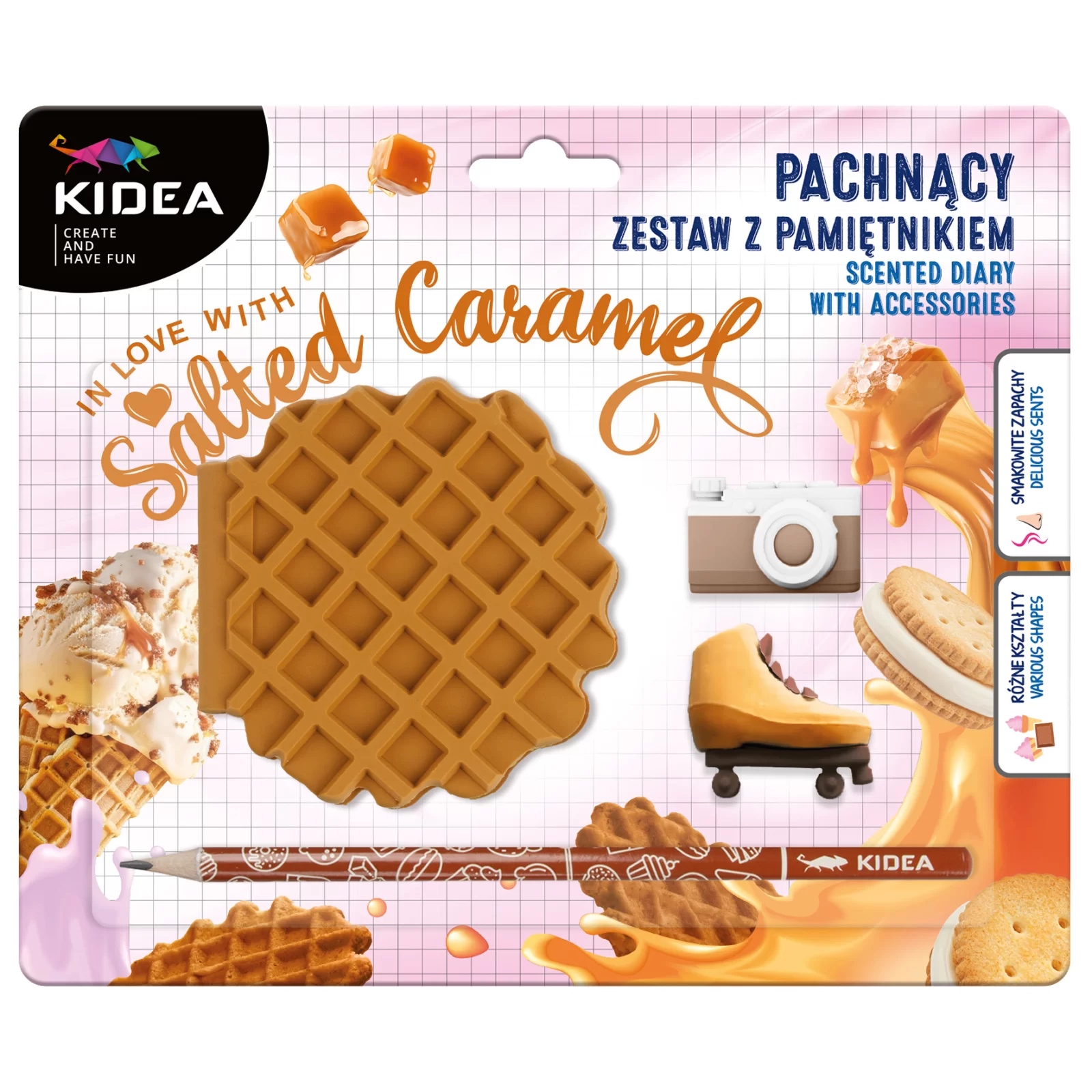 DE SET SCOALA 4 PIESE, PARFUMAT CARAMEL  KIDEA PPAGKA [1]