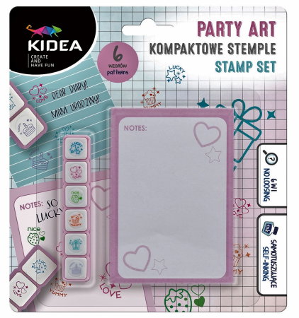 Stampile Copii - DE STAMPILE COMPACTE KIDEA 6/SET PETRECERE KSPAS6KKA