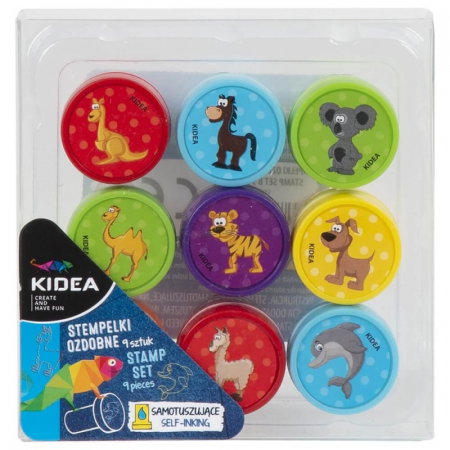 Stampile Copii - DE STAMPILE KIDEA 9/SET MIX ANIMALUTE SOB9KA