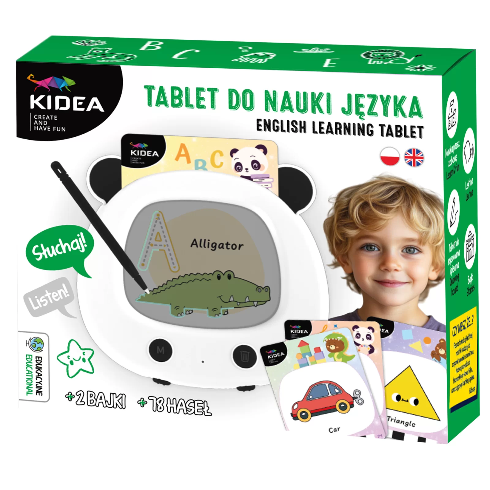 Materiale Didactice - TABLETA INTERACTIVA PENTRU INVATAREA LIMBII ENGLEZE ALBA KIDEA TNJBKA