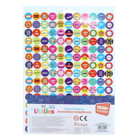 Materiale Didactice - ALBUM STICKERE SI RECOMPENSE 21*31CM 8 COLI THE LITTLIES 647054
