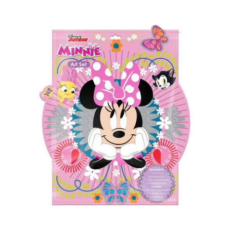 DIA CARTE COLORAT 24F CU STICKERE SI 6 MINI MARKERE MINNIE 564598 [0]