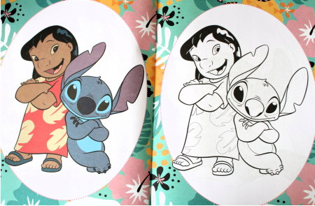 CARTE DE COLORAT THE LITTLIES A4 32 PAGINI LILO&STITCH 565313/400189 [1]