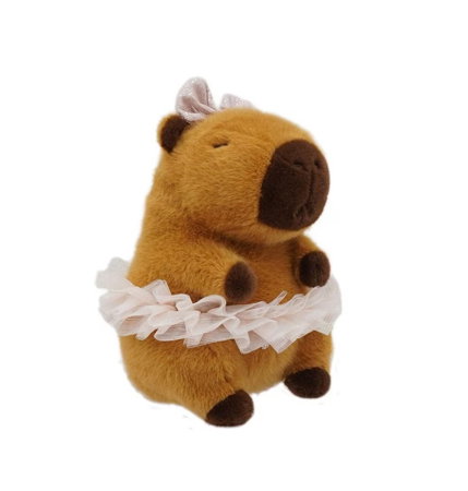 Jucarii - JUCARIE PLUSH 20CM SQUISHCUTIES CAPIBARA BALLERINA 623091