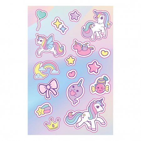 SET CADOU MUST, JURNAL, 3 PIXURI, STICKERE, PAIETE SI LIPICI UNICORN 585619 [3]