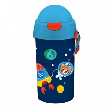 Sticle apa, Cutii sandwich - DIA STICLA APA PP MUST TEAM 500ML CU PAI 9*19CM BAIETI DIVERSE MODELE 586439
