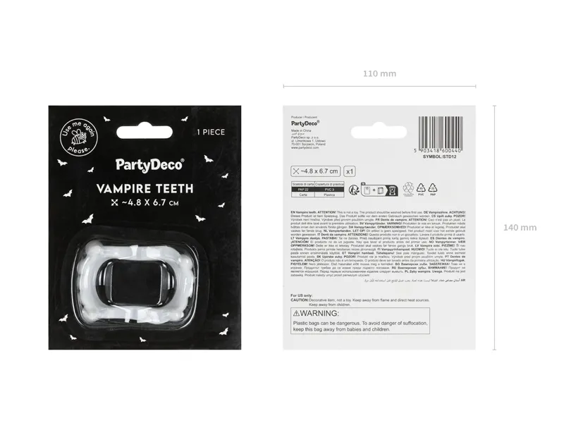Dinti de Vampir 4.8x6.7cm Albi STD12 [4]