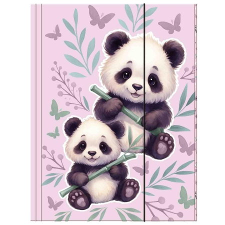 Mape Birou/ Dosare Scolare - Dosar Carton cu Elastic A4 Panda