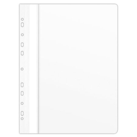 ORGANIZARE SI ARHIVARE - Dosar Șină Plastic Multiperforații Alb BF-SH01-06 - ipb.ro