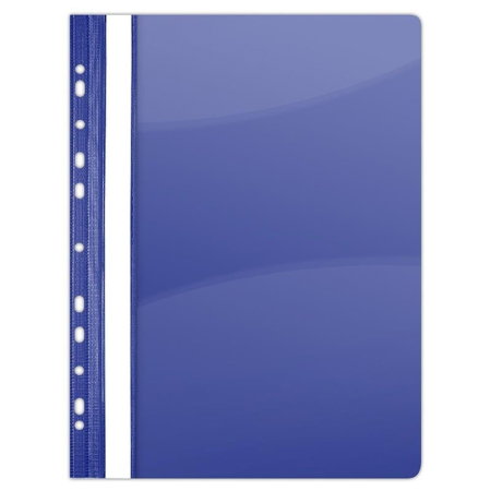 Dosare plastic cu sina pt documente - Dosar Șină Plastic Multiperforații Albastru Închis BF-SH01-09 - ipb.ro