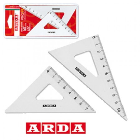 RECHIZITE SCOLARE IPB - Echer Aluminiu 60 Grade 12 cm ARDA 18112