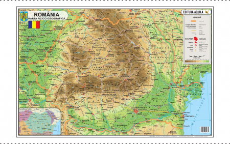Harti de perete - HARTA ROMANIEI 50*70 2506126