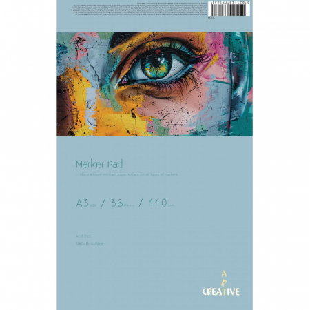 Blocuri de desen - EU BLOC ART CREATIVE MARKERE ACRILICE A3 110G 36 FILE 75329