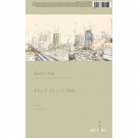 Blocuri de desen profesionale - EU BLOC SCHITE ART CREATIVE A3 160G 35 FILE 75316