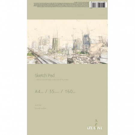 Blocuri de desen profesionale - EU BLOC SCHITE ART CREATIVE A4 160G 35 FILE 75317