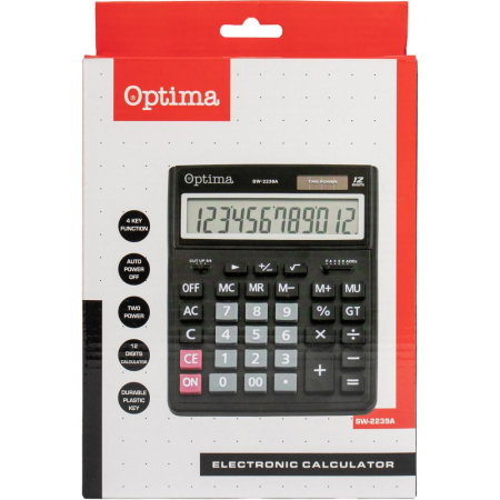 CALCULATOR DE BIROU 12 DIG SW-2239A NEGRU 25252 [1]