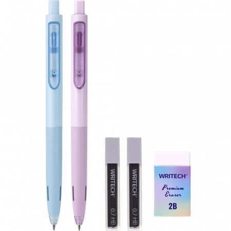EU CREION MECANIC WRITECH SPACE UP 0.5MM 2/SET + RADIERA + REZERVA MINE 0.5MM 260052 [3]