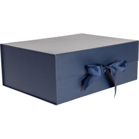 CUTIE CADOU CRACIUN 33*25*12.5CM ALBASTRA CU FUNDA SI MAGNET 775186 [1]