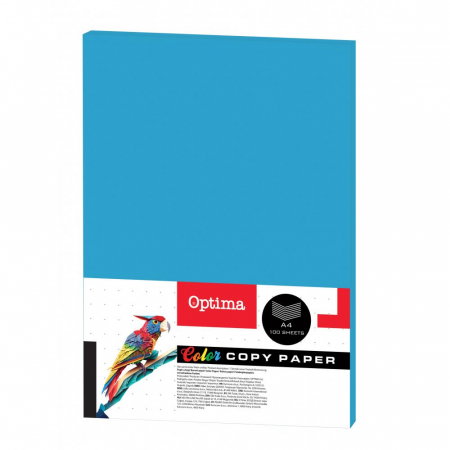 HARTIE PRODUSE DIN HARTIE - EU HARTIE COLOR A4 80GR/M2 100/SET ALBASTRU 130064