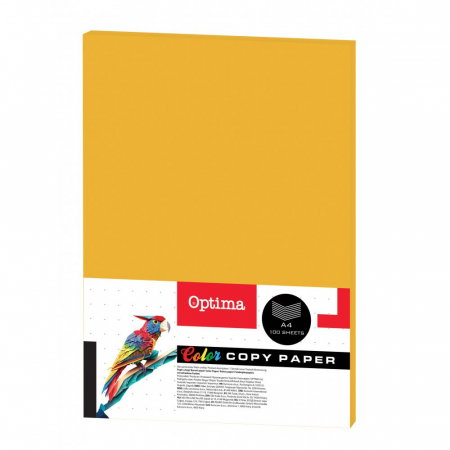 Hartie si carton colorate - EU HARTIE COLOR A4 80GR/M2 100/SET AURIU 130061