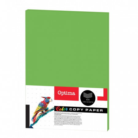 Hartie si carton colorate - EU HARTIE COLOR A4 80GR/M2 100/SET VERDE 130065