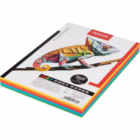Hartie si carton colorate - EU HARTIE COLOR A4 80GR/M2 250/SET 5 CULORI INTENSE 130097