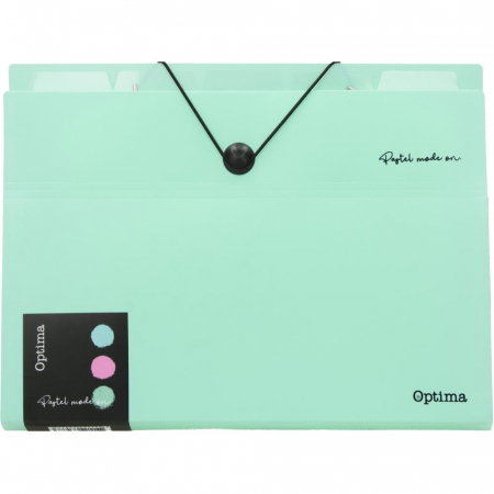 EU MAPA A4 PP 5 COMPARTIMENTE CU ELASTIC, PASTEL 120391 [3]
